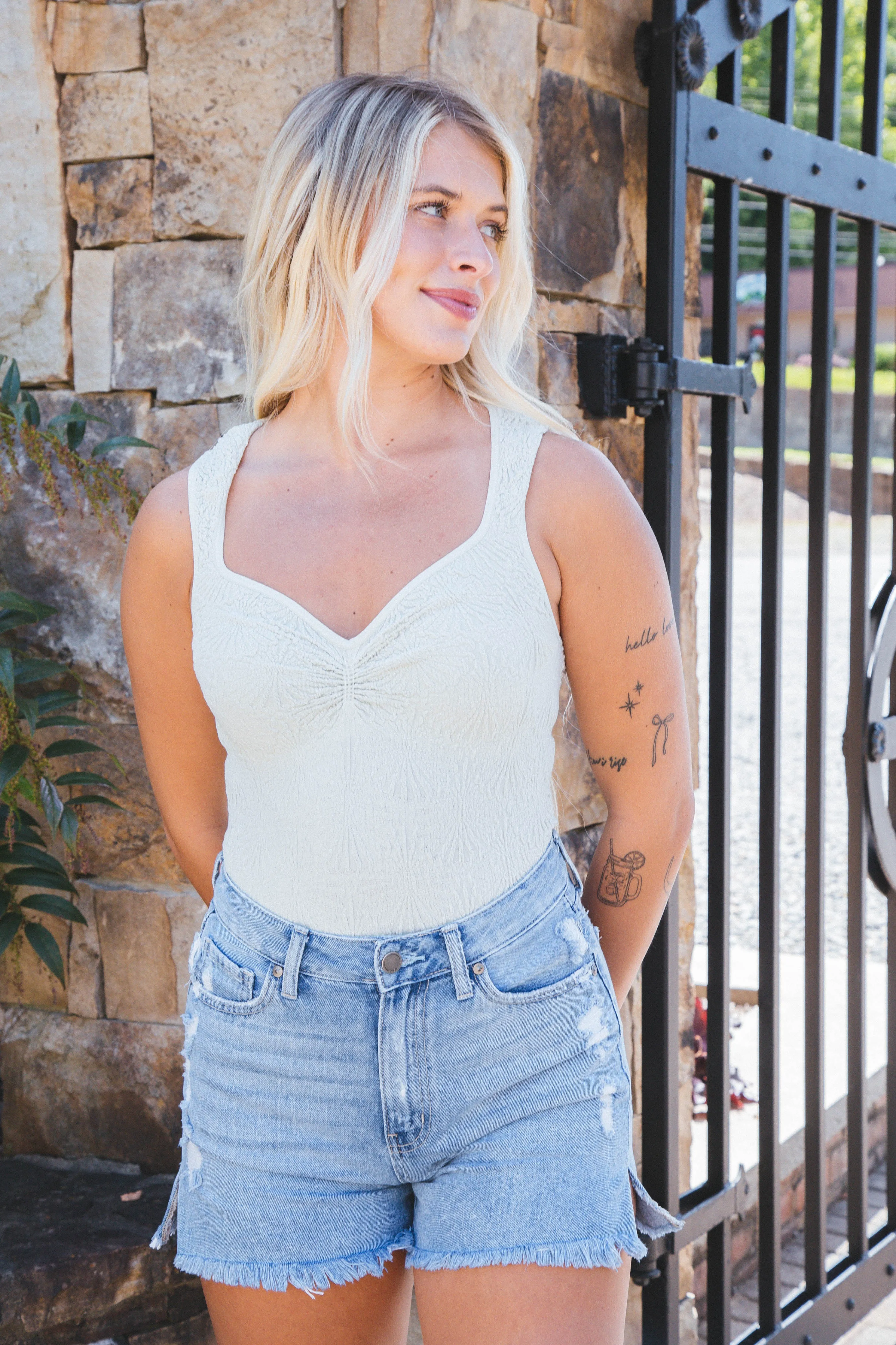 Love Letter Sweetheart Cami, Pale Aqua | Free People sold by North & Main Clothing Company product image thumbnail 4