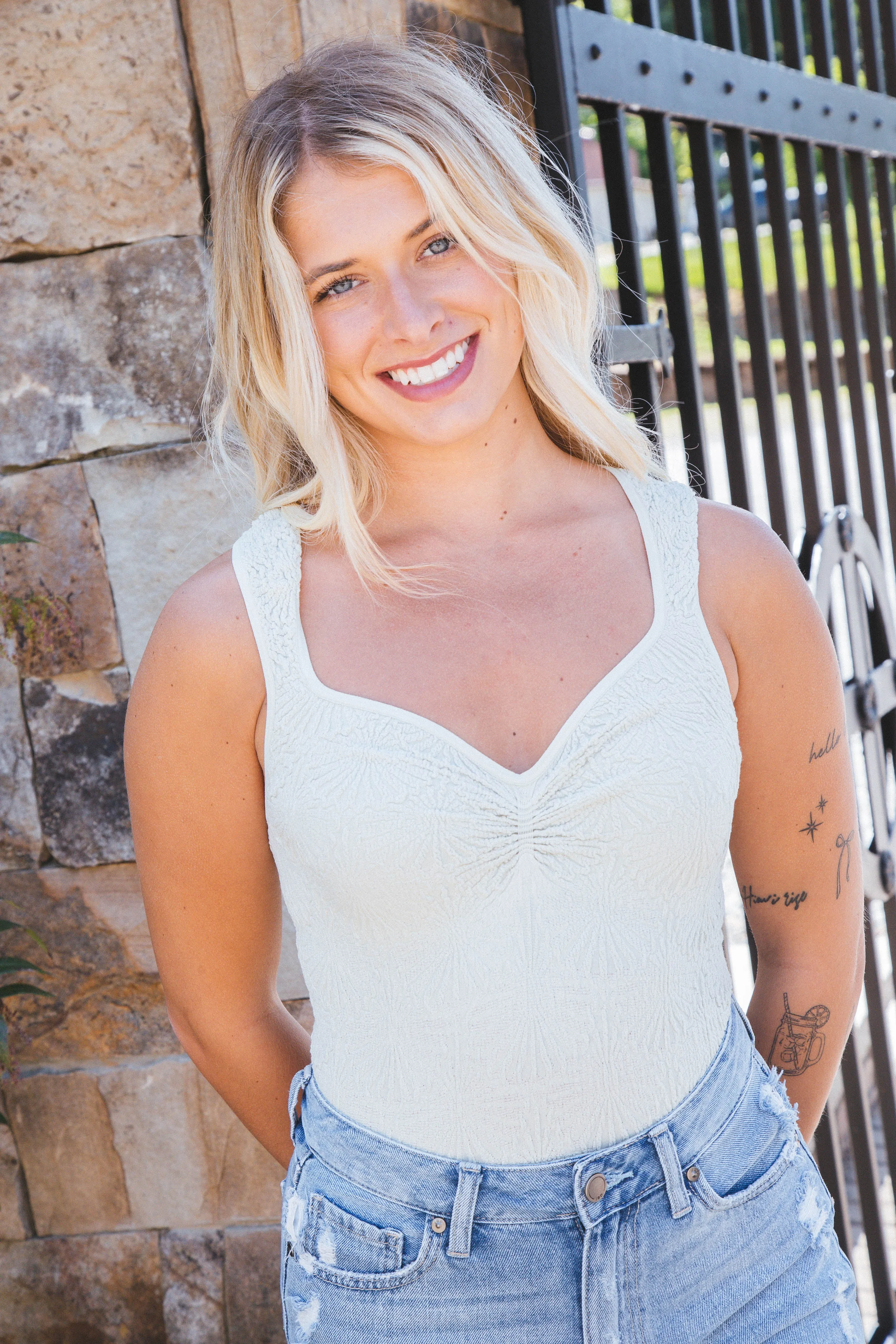 Love Letter Sweetheart Cami, Pale Aqua | Free People sold by North & Main Clothing Company product image thumbnail 5