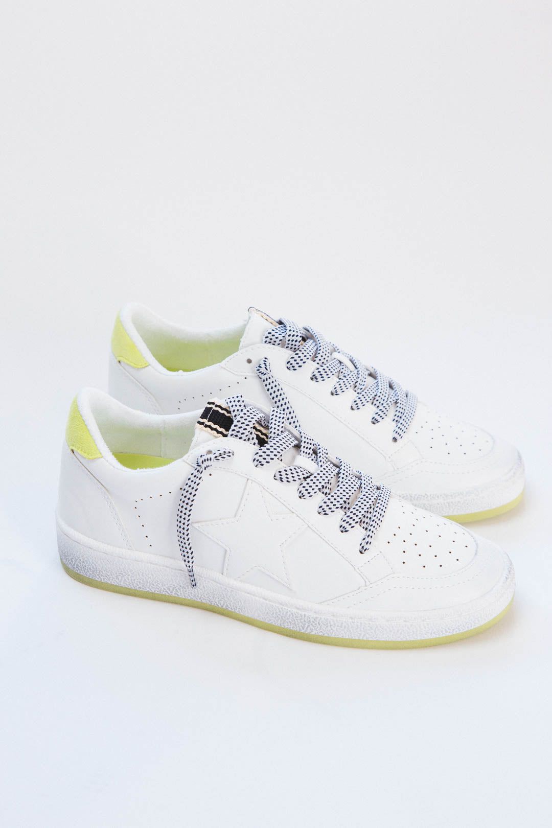 Paz Retro Sneaker, Lime Suede | SHUSHOP sold by North & Main Clothing Company product image thumbnail 2