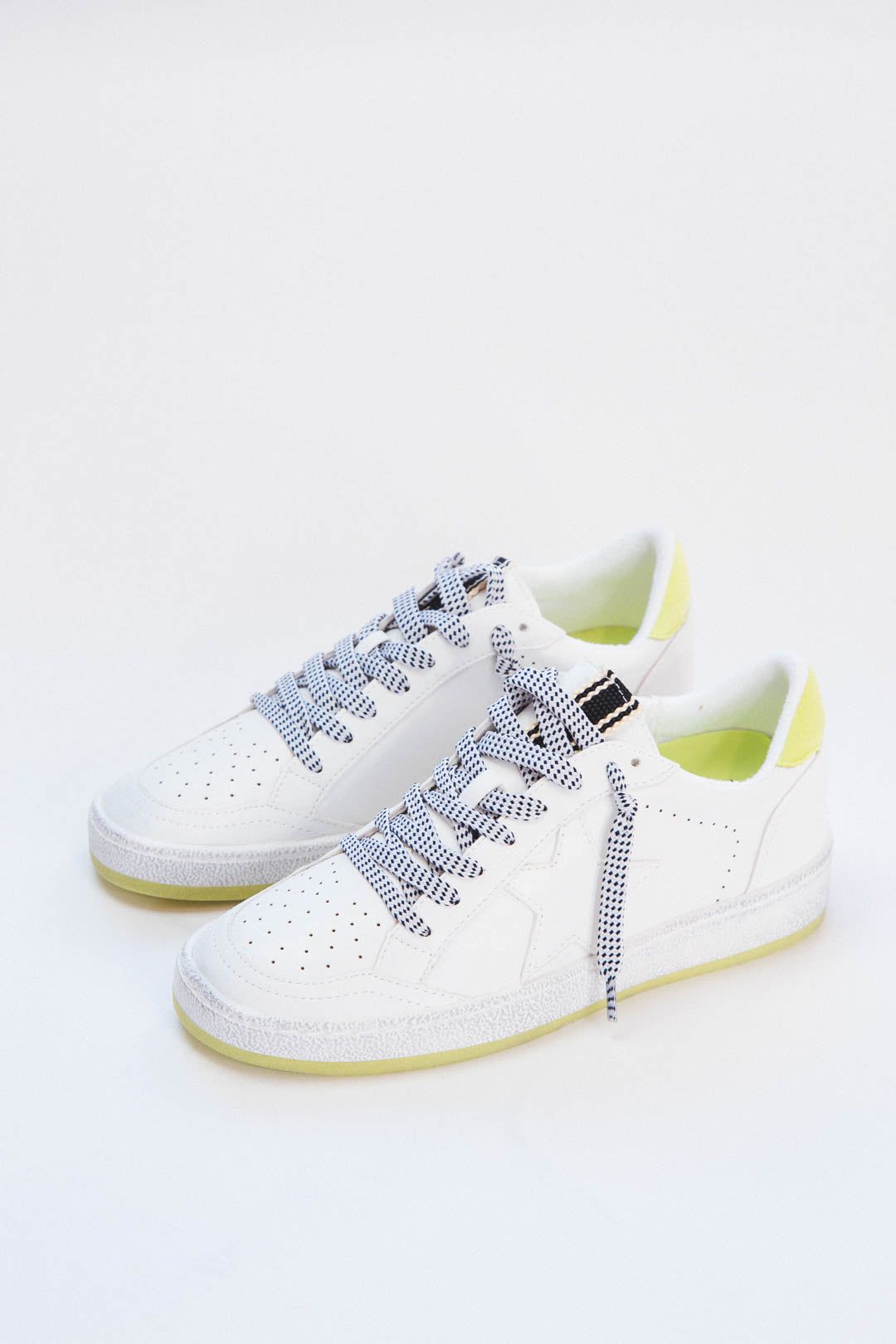 Paz Retro Sneaker, Lime Suede | SHUSHOP sold by North & Main Clothing Company