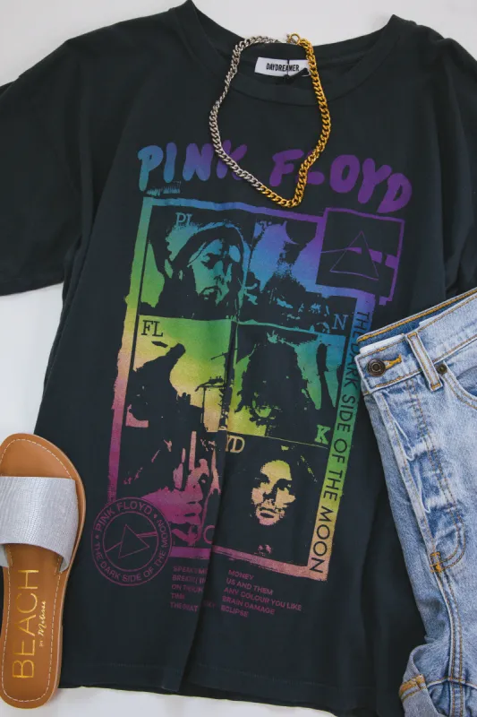 Pink Floyd Merch Tee, Vintage Black | DayDreamer sold by North & Main Clothing Company
