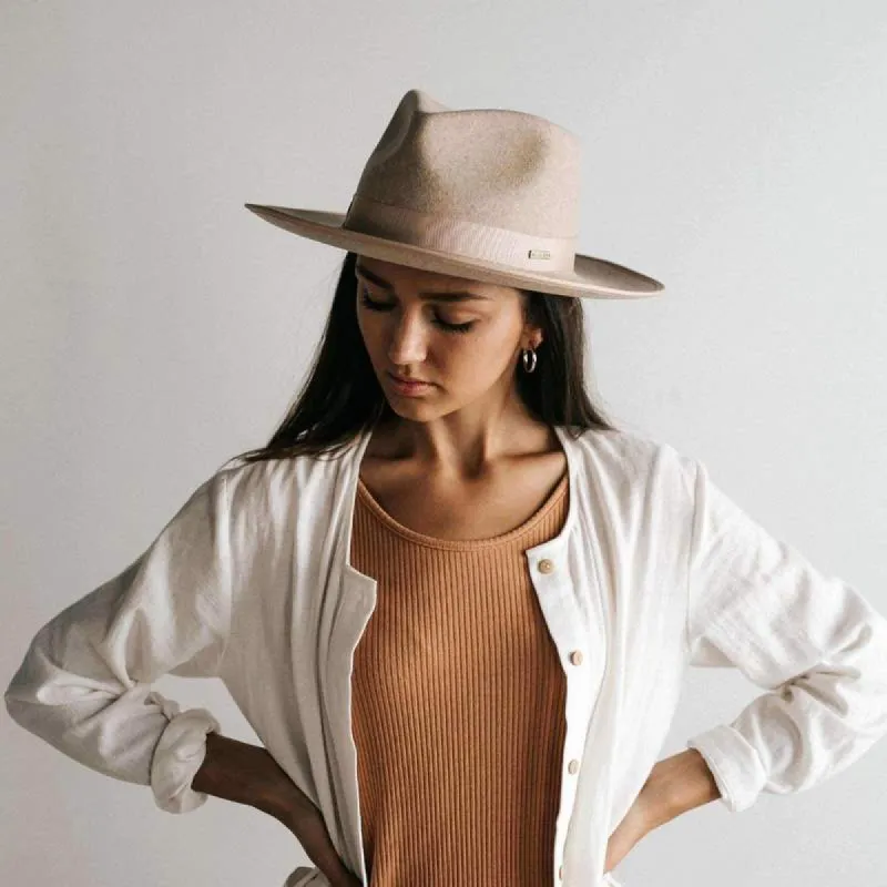 Monroe Rancher Hat, Oatmeal | Gigi Pip sold by North & Main Clothing Company