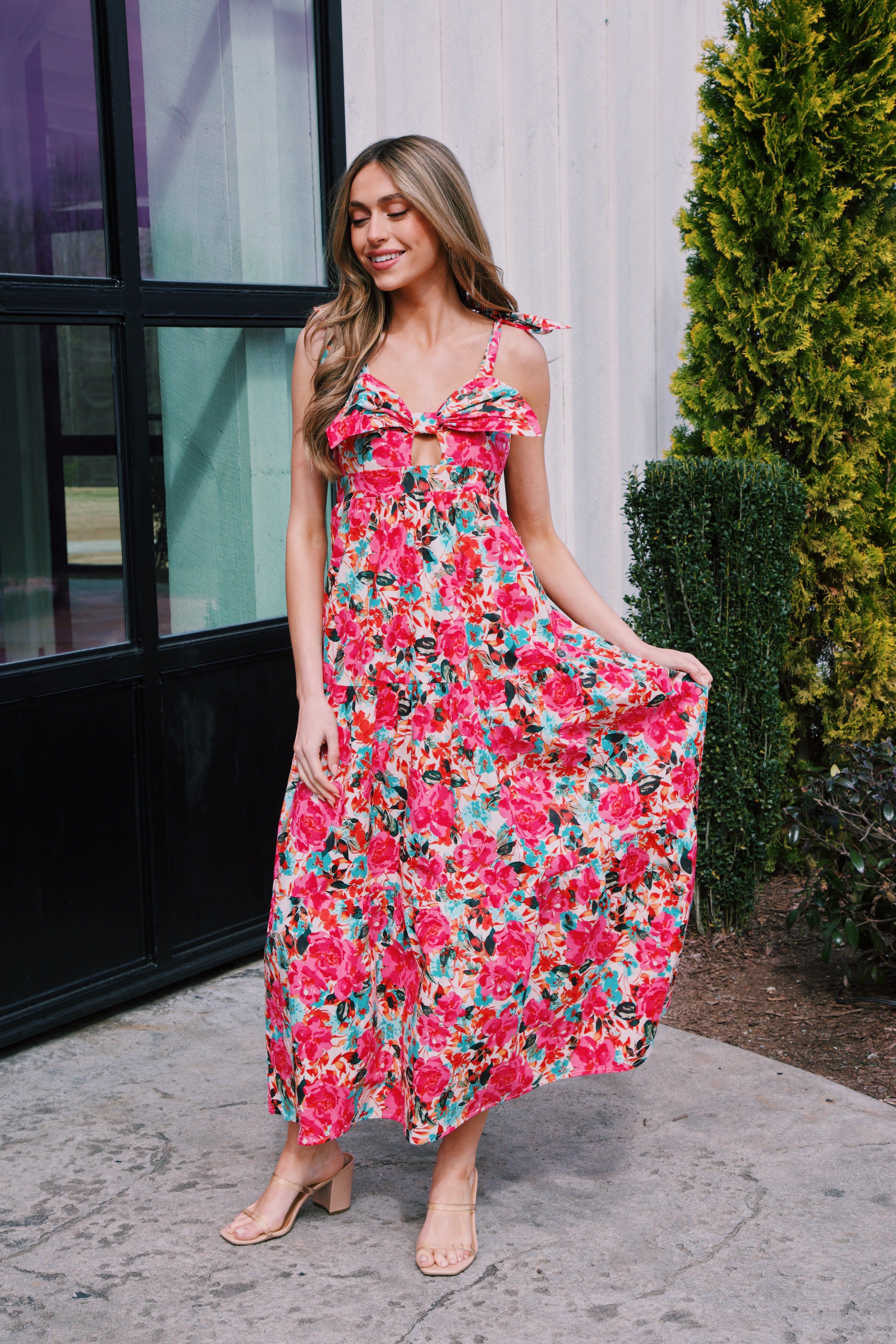 Hamptons Floral Maxi Dress, Sweet Dreams | Buddy Love sold by North & Main Clothing Company