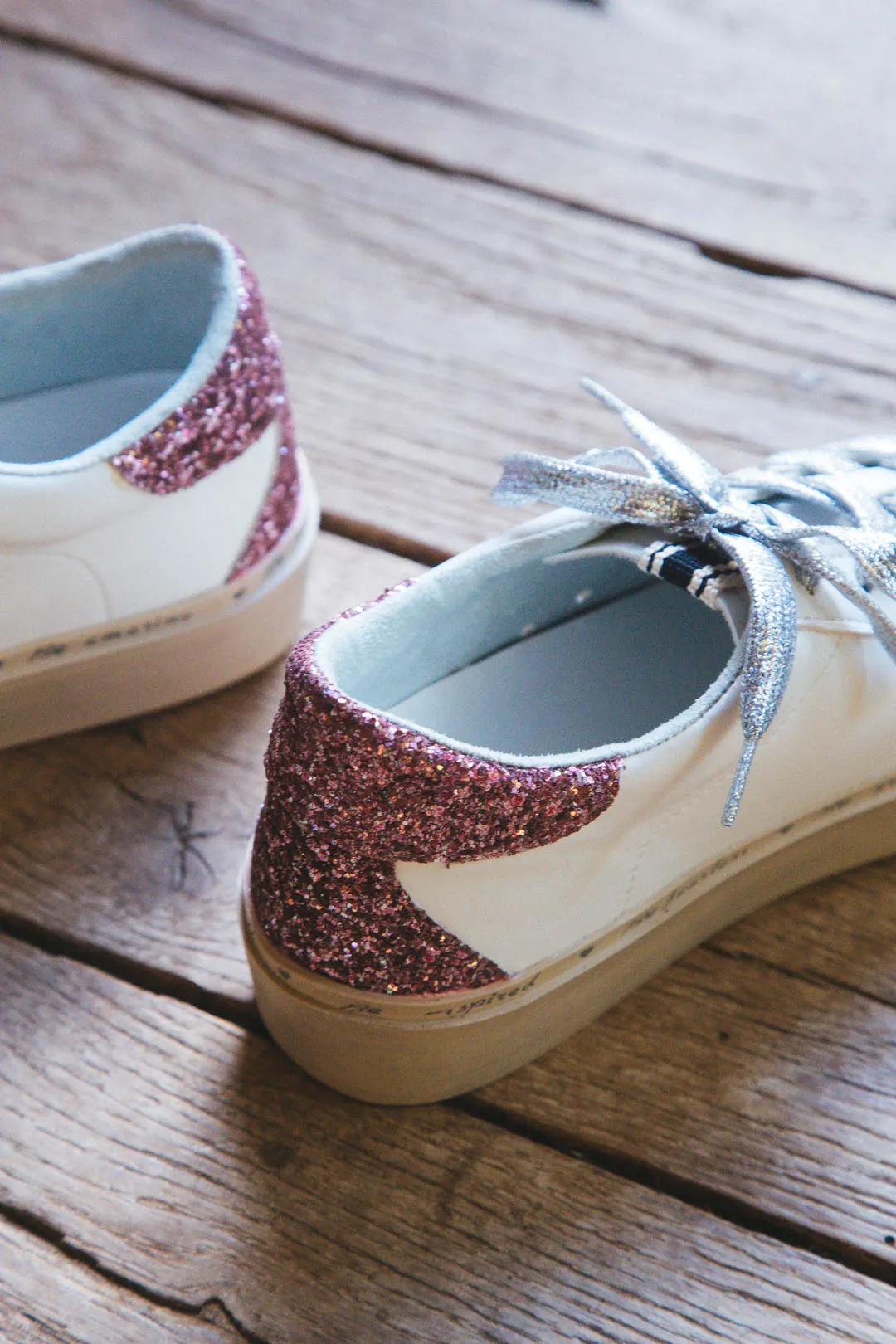 Reba Lace Up Star Sneaker, Pink | SHUSHOP sold by North & Main Clothing Company product image thumbnail 2