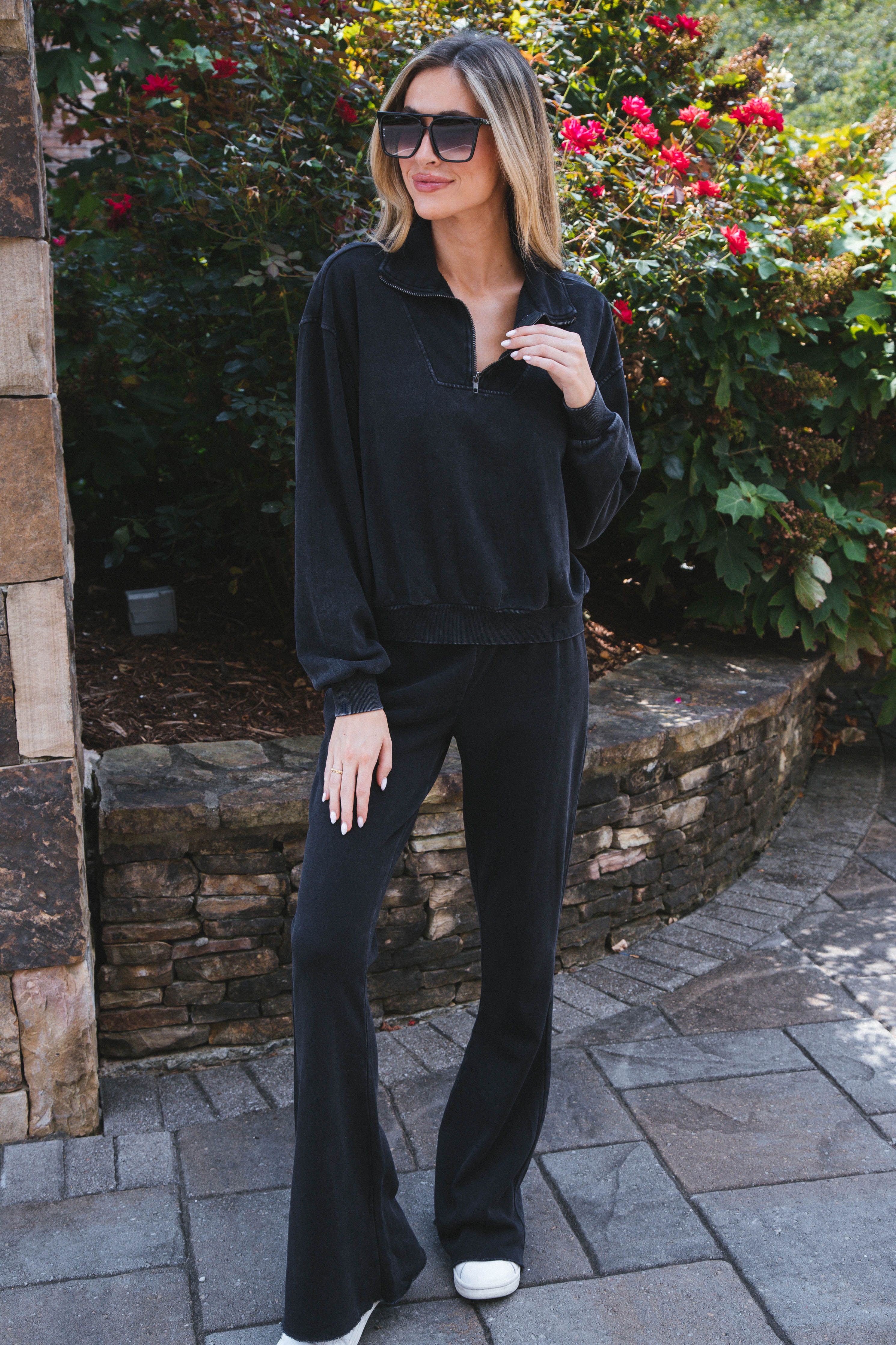 Foster Flare Pants, Black sold by North & Main Clothing Company product image thumbnail 5