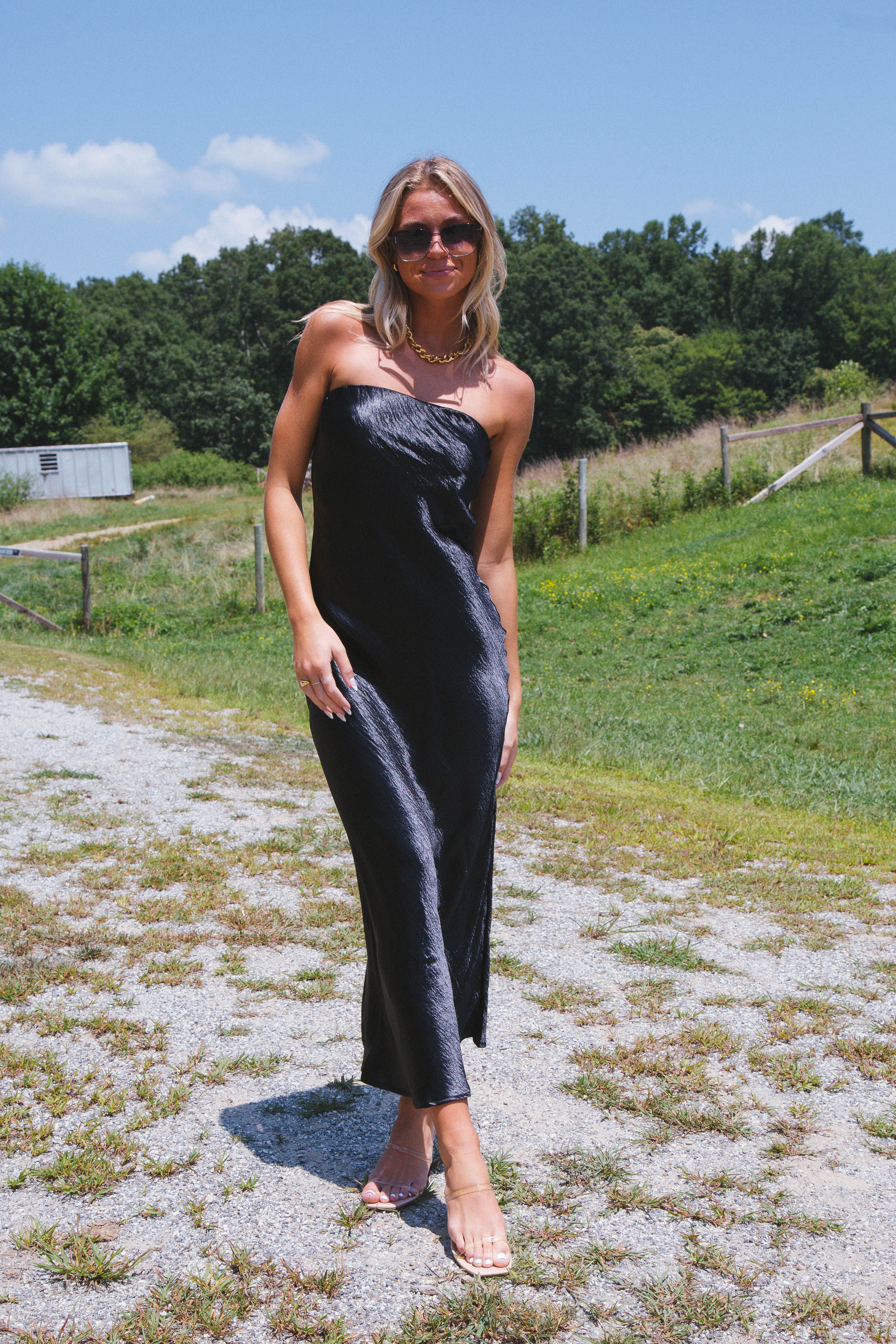 Dress To Impress Maxi Tube Dress, Black sold by North & Main Clothing Company product image thumbnail 2