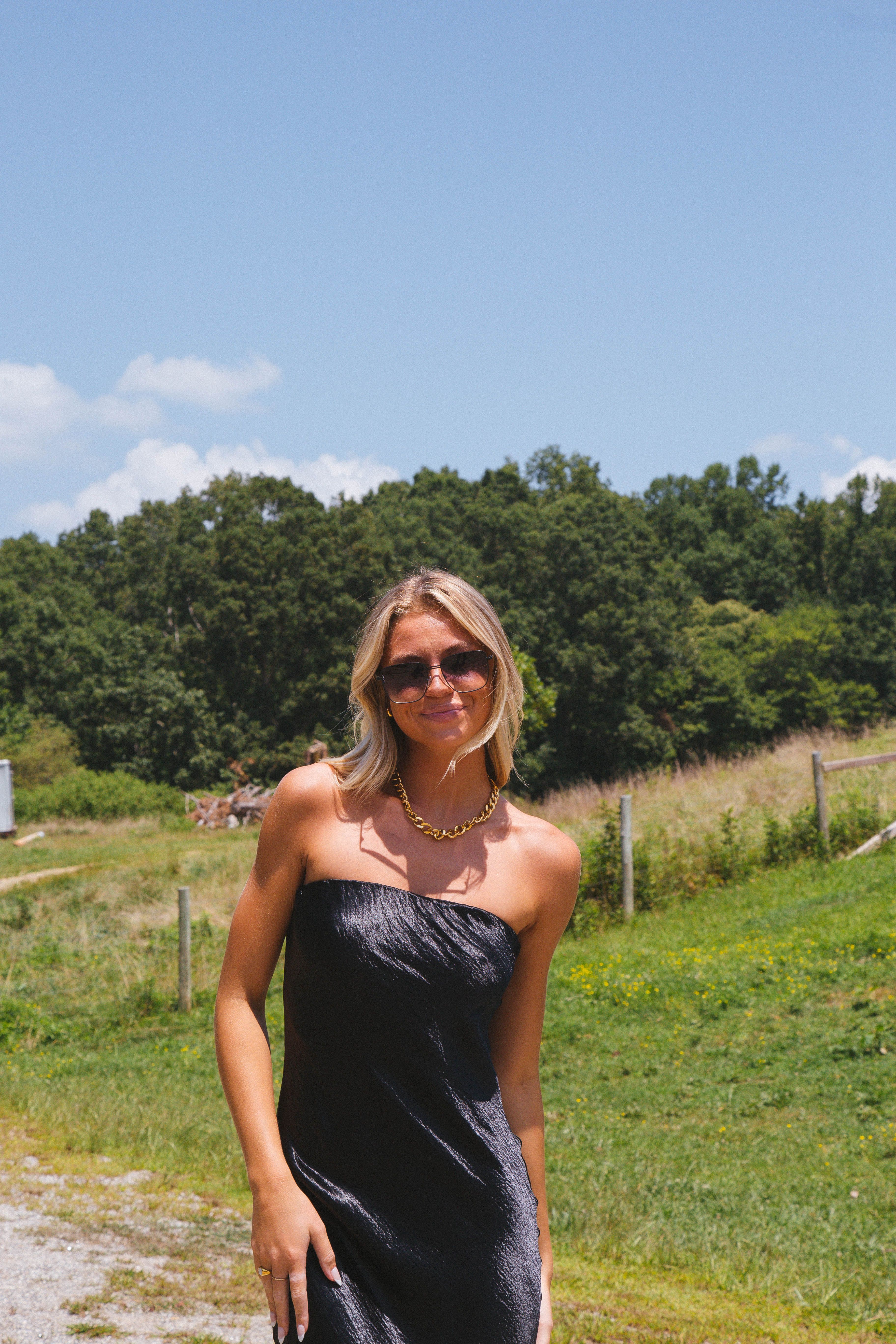 Dress To Impress Maxi Tube Dress, Black sold by North & Main Clothing Company product image thumbnail 6