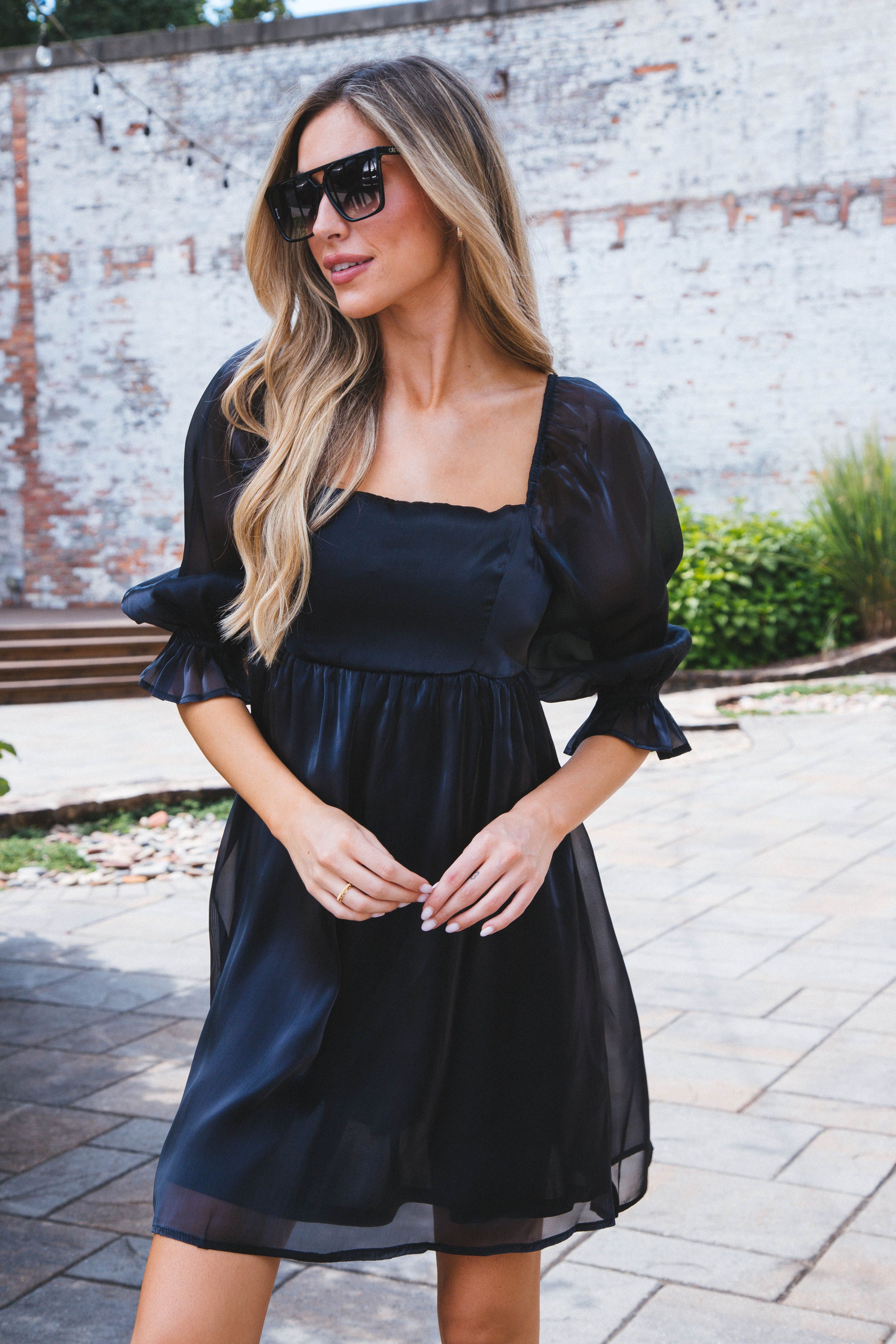 Lost In Love Babydoll Dress, Black sold by North & Main Clothing Company product image thumbnail 2