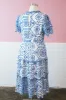 Stella Eyelet Lace Midi Dress, Blue | Extended Sizes sold by North & Main Clothing Company
