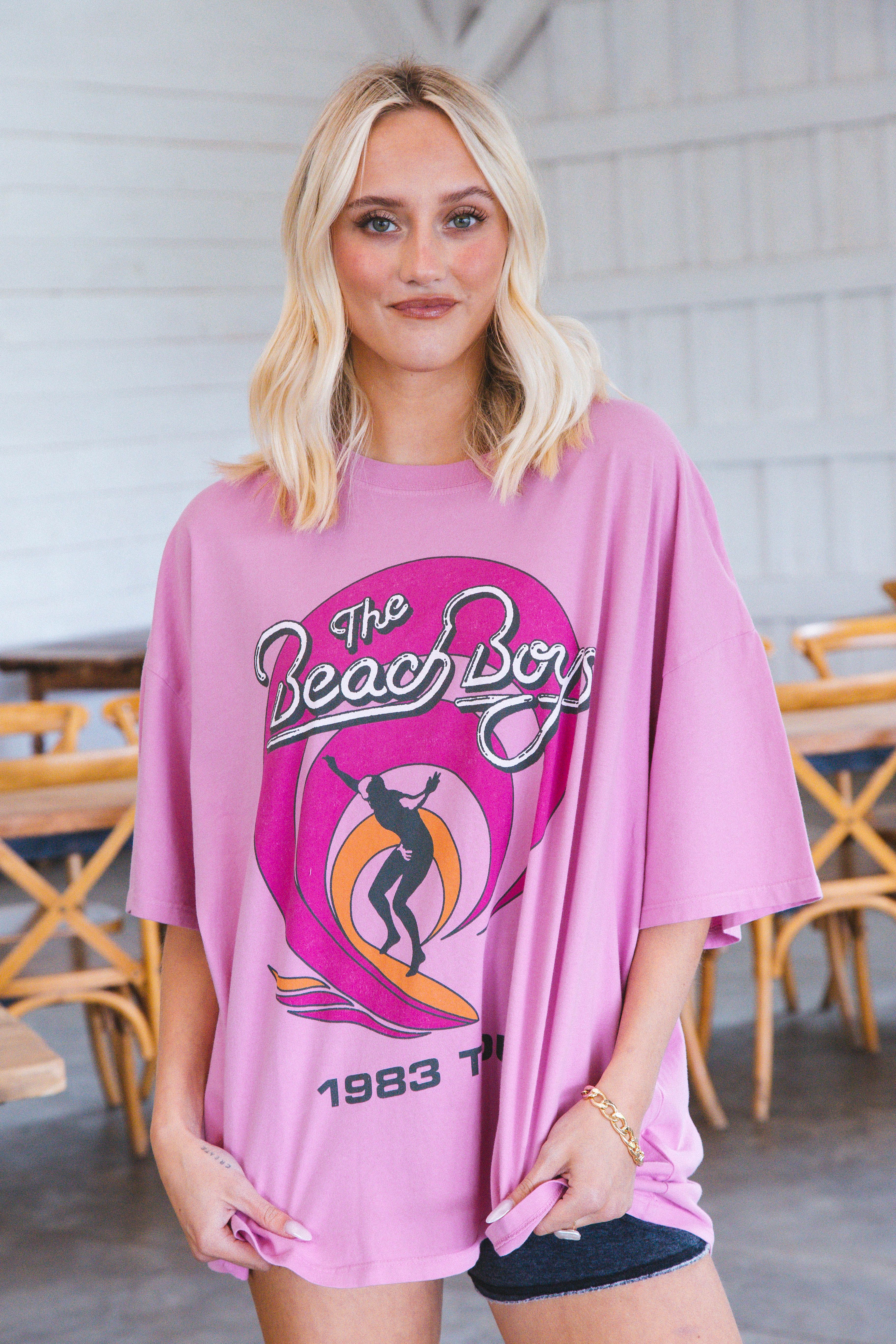 The Beach Boys Tour Tee, Lilac Bloom | Daydreamer sold by North & Main Clothing Company