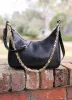 Billie Embossed Faux Leather Chain Bag, Black sold by North & Main Clothing Company