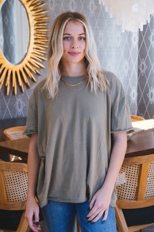 Nina Tee, Olive Stone | Free People sold by North & Main Clothing Company
