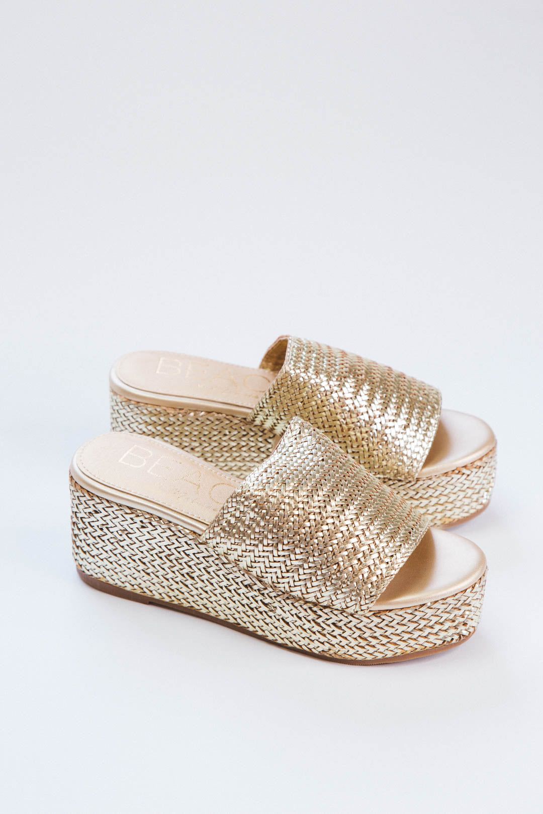 Peony Platform Sandal, Gold | Beach by Matisse sold by North & Main Clothing Company product image thumbnail 2