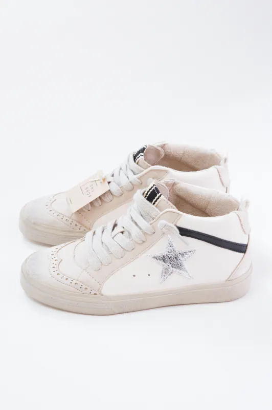 Paulina Star Sneakers, White | SHUSHOP sold by North & Main Clothing Company