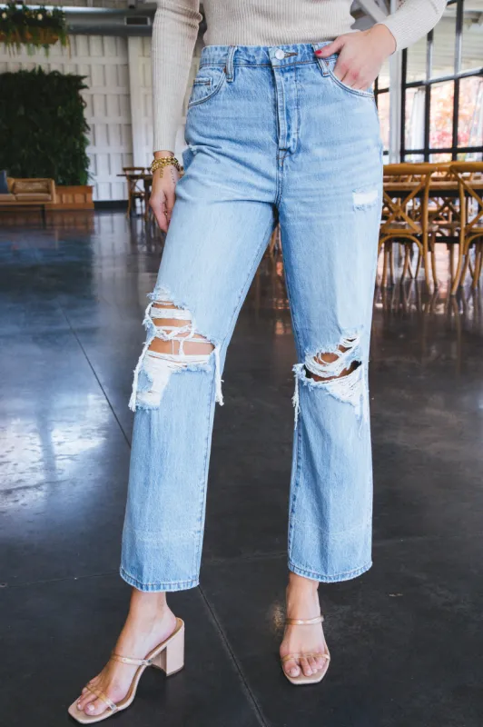 Destroyed Baxter Rib Cage Pant, Personal | BLANK NYC sold by North & Main Clothing Company