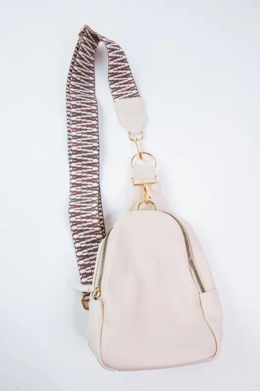 Kaliyah Crossbody Backpack, Ivory made by North & Main Clothing Company