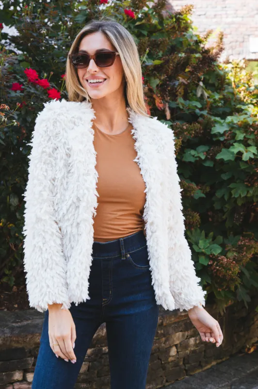 Bordeaux Textured Jacket, Cream sold by North & Main Clothing Company