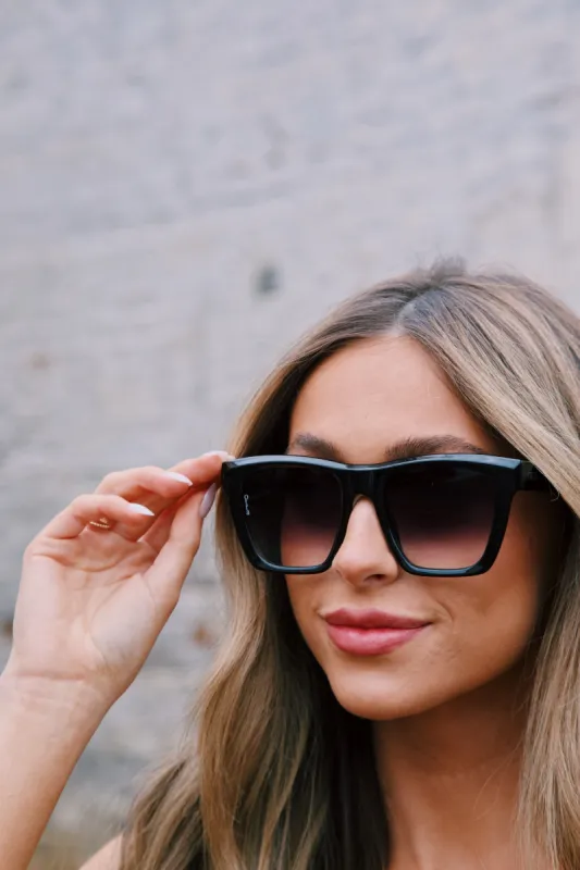 Aspen Sunglasses, Black/Smoke Fade | Otra sold by North & Main Clothing Company