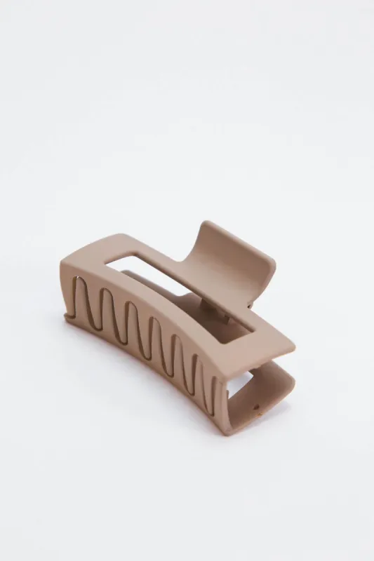 Perfect Day Hair Claw, Clay Beige sold by North & Main Clothing Company