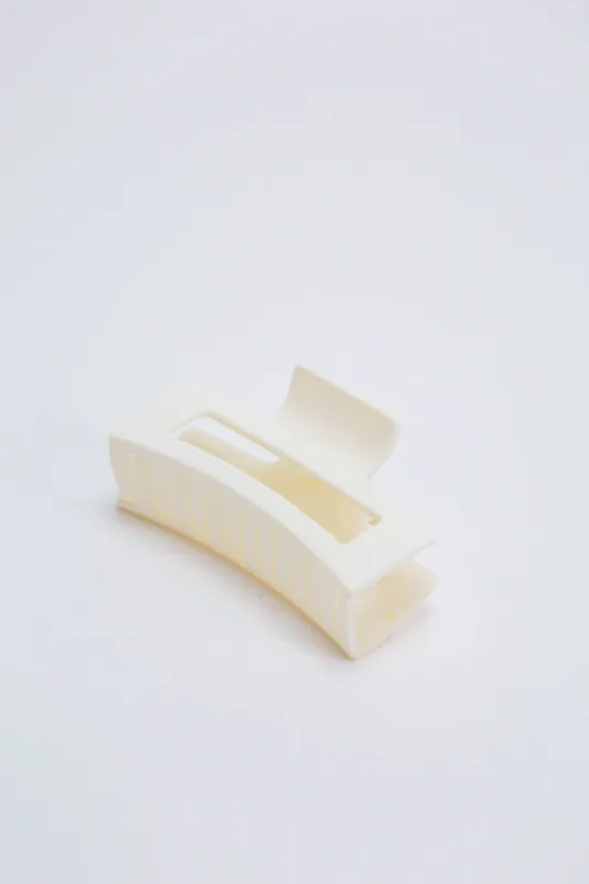 Perfect Day Hair Claw, Off White sold by North & Main Clothing Company
