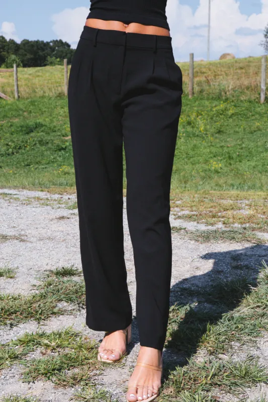 Annabelle Wide Leg Dress Pants, Black sold by North & Main Clothing Company