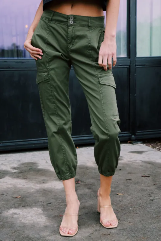 Rebel Cargo Pants, Hiker Green | Sanctuary sold by North & Main Clothing Company