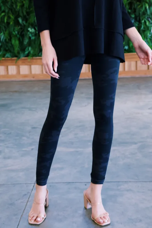 Look At Me Now Seamless Legging, Black Camo | Spanx made by North & Main Clothing Company