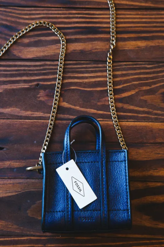 Carmen Micro Tote, Insignia Blue | Fossil® sold by North & Main Clothing Company