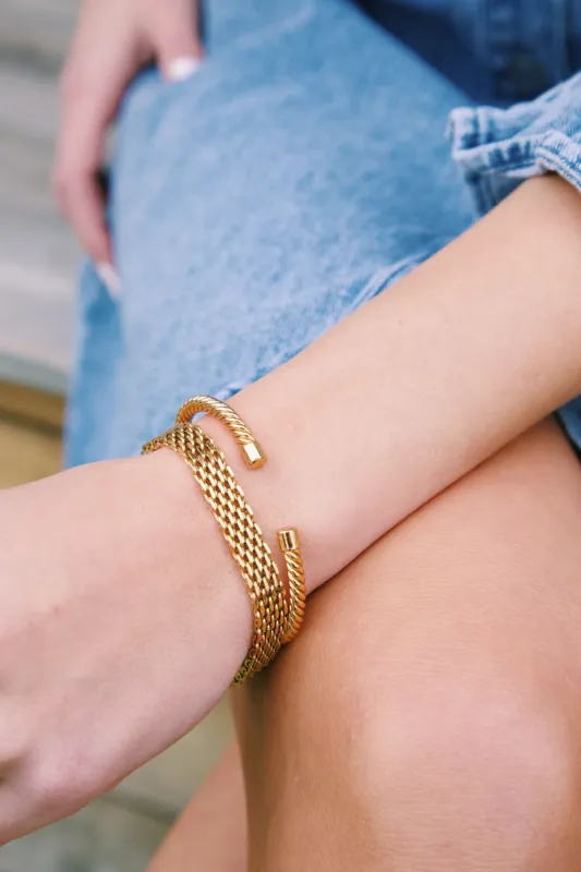 Aspen Bangle, Gold | Brenda Grands sold by North & Main Clothing Company