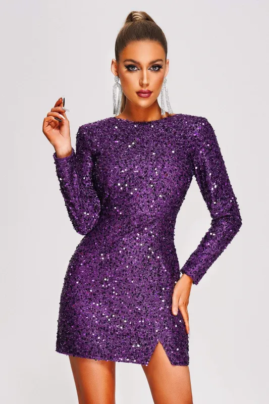 Kani Sequin Mini Dress, M sold by Bella Barnett