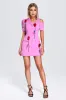 Violet Asymmetric Flower Blazer Dress, L sold by Bella Barnett