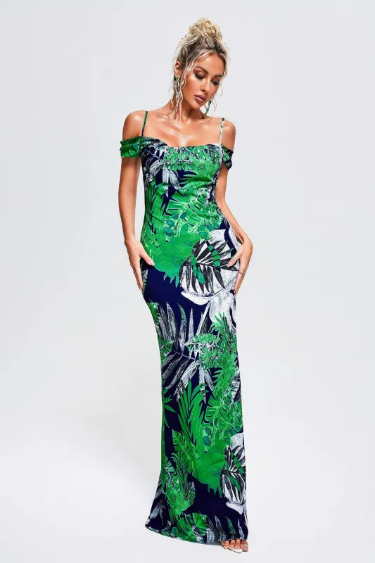 Stripa Printed Maxi Dress, S sold by Bella Barnett