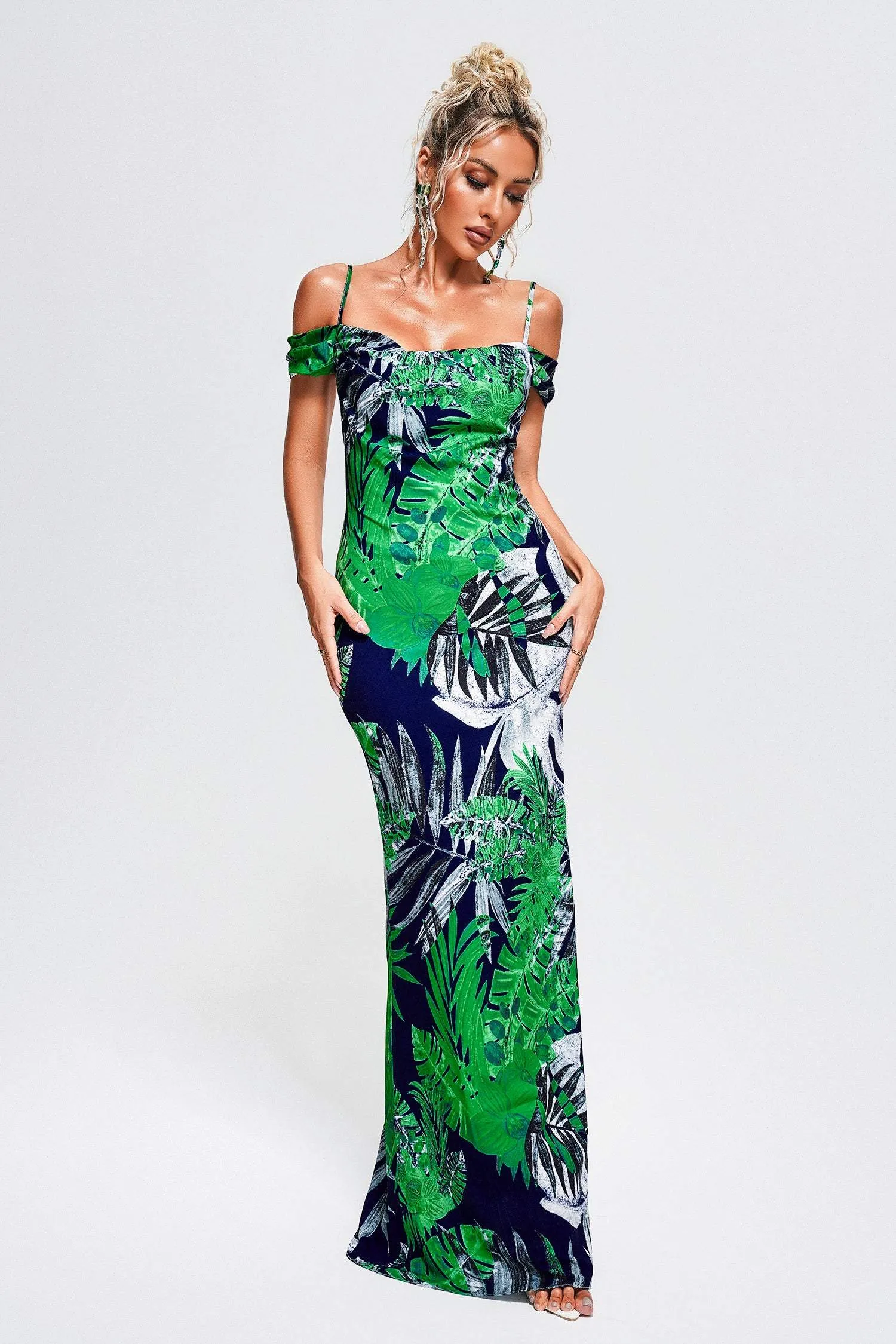 Stripa Printed Maxi Dress, S sold by Bella Barnett