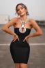 Diamante Halterneck Mini Bodycon Dress, M sold by Bella Barnett