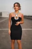 Diamante Halterneck Mini Bodycon Dress, M sold by Bella Barnett