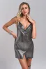 Zafa Halter Metallic Mini Dress, L sold by Bella Barnett