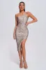 Toga Leopard Midi Bandage Dress, L sold by Bella Barnett