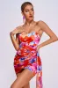 Flare Floral Mini Dress, L sold by Bella Barnett