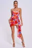 Flare Floral Mini Dress, L sold by Bella Barnett