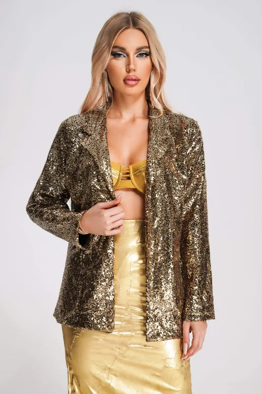 Labelle Sequin Blazer, S sold by Bella Barnett