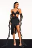 Faray Midi Bandage Dress, M sold by Bella Barnett