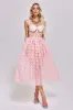 Yurianna Butterfly Mesh Midi Dress, M sold by Bella Barnett