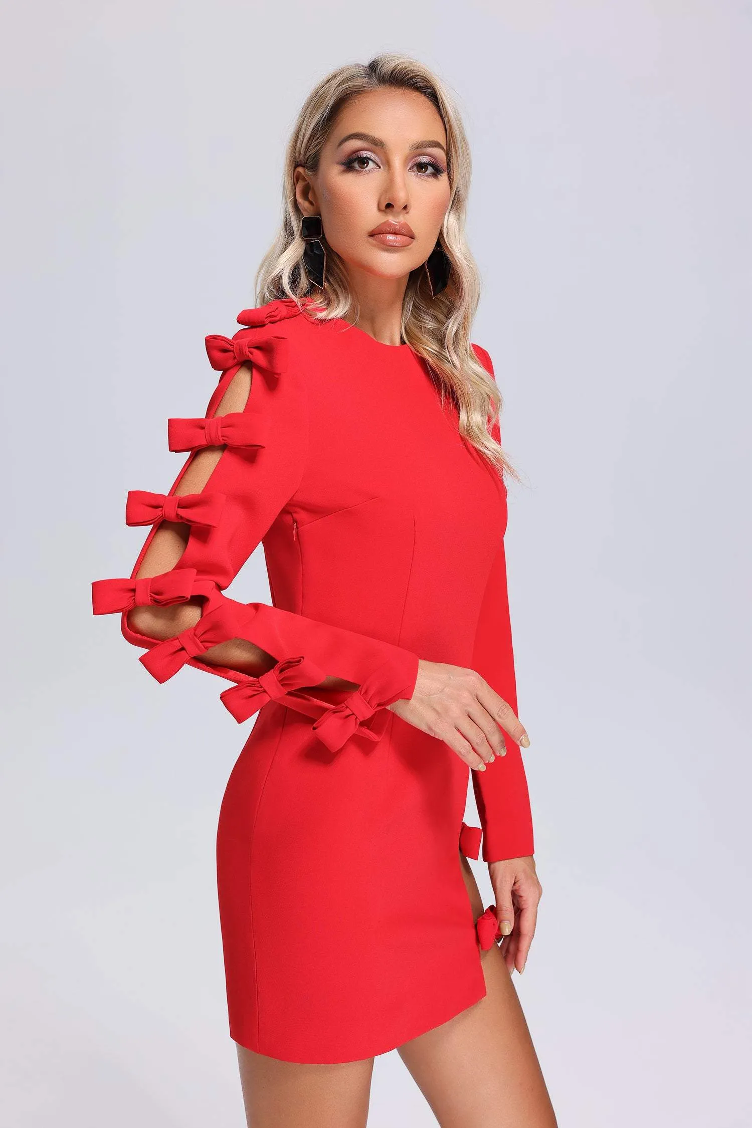 Josie Bowknots Mini Dress, S sold by Bella Barnett