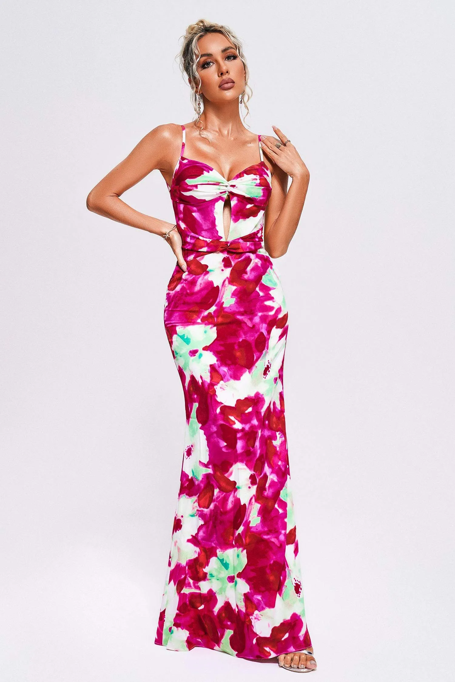 Waner Printed Maxi Dress, S sold by Bella Barnett