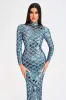 Loga Sequin Midi Dress, S sold by Bella Barnett