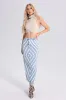 Leonie High-Collar Short Top, L sold by Bella Barnett
