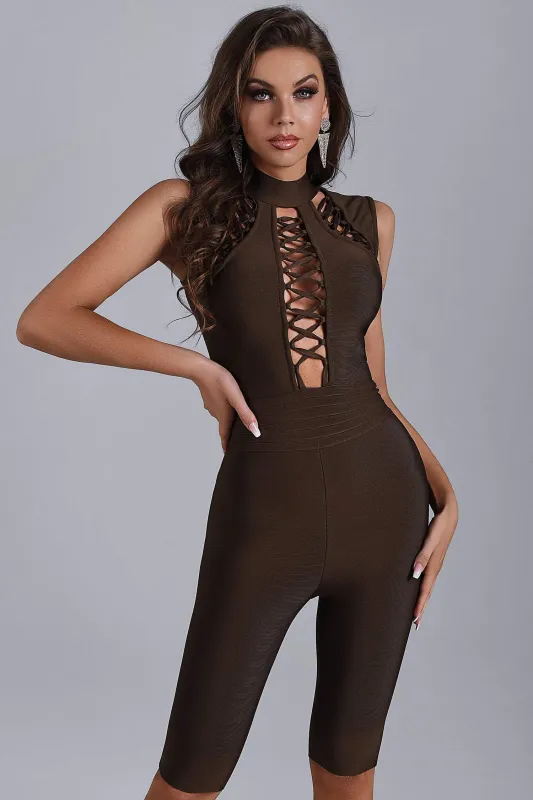 Matilda Bandage Jumpsuit, S sold by Bella Barnett