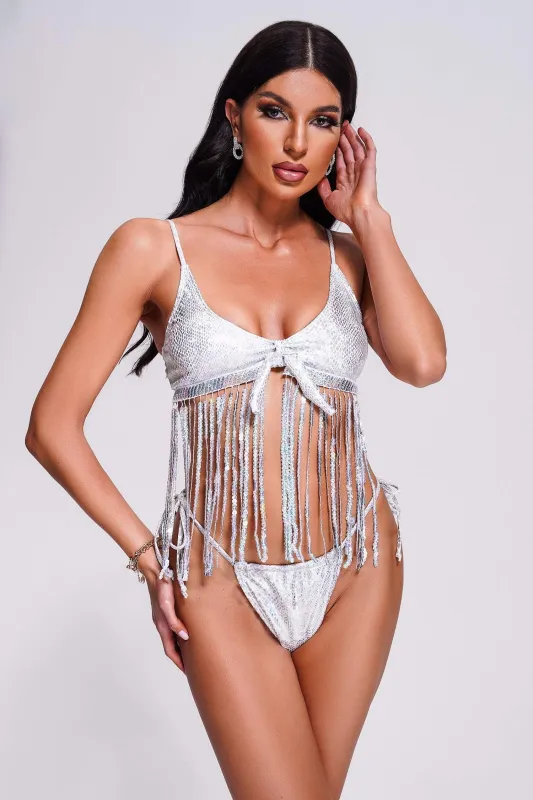 Darja Tassel Bikini, S sold by Bella Barnett