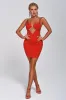 Aimee Diamonate Chain Mini Dress, M sold by Bella Barnett