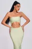 Venus Strapless Cutout Midi Bandage Dress, L sold by Bella Barnett